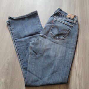 Levis 529 Curvy Bootcut Jeans Womens Size 16M Medium Wash Denim Blue Stretch
